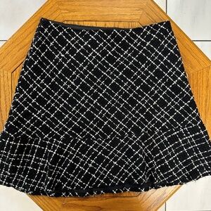 *GEORGE* Black x White Tweed Skirt Size 10